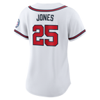 Andruw Jones Atlanta Braves Nike Women's 2026 Baseball Hall of Fame Retired Player Replica Jersey - White
