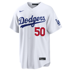Mookie Betts Los Angeles Dodgers Nike  Home Stadium Jersey - White