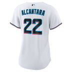 Sandy Alcantara Miami Marlins Nike Women's Home Replica Player Jersey - White