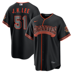 Jung Hoo Lee San Francisco Giants Nike Alternate Stadium Jersey - Black