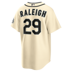 Cal Raleigh Seattle Mariners Nike Alternate Stadium Jersey - Cream