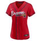Ronald Acuña Jr. Atlanta Braves Nike Women's Alternate Replica Jersey - Navy