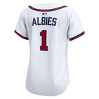 Ozzie Albies Atlanta Braves Nike Women's Home Limited Player Jersey - White
