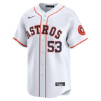 Cristian Javier Houston Astros Nike Home Limited Player Jersey - White