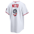 Zach Neto Los Angeles Angels Nike USA 250 Fourth of July  Stadium Jersey - White