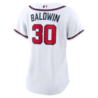 Drake Baldwin Atlanta Braves Nike Women's Home Replica Jersey - White