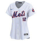 Francisco Lindor New York Mets Nike Women's Home Limited Jersey - White