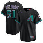 Randy Johnson Arizona Diamondbacks Nike Throwback Cooperstown Collection Limited Jersey - Cream