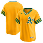 Athletics Nike Cooperstown Collection Limited Jersey - Gold