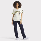 Christian Yelich Milwaukee Brewers Nike Women's Home Limited Player Jersey - Cream