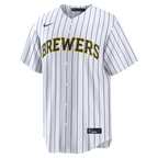 Christian Yelich Milwaukee Brewers Nike Alternate Replica Jersey - White