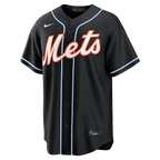 Juan Soto New York Mets Nike Fashion Replica Black Out Jersey