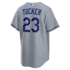 Kyle Tucker Los Angeles Dodgers Nike Road Replica Jersey - Gray