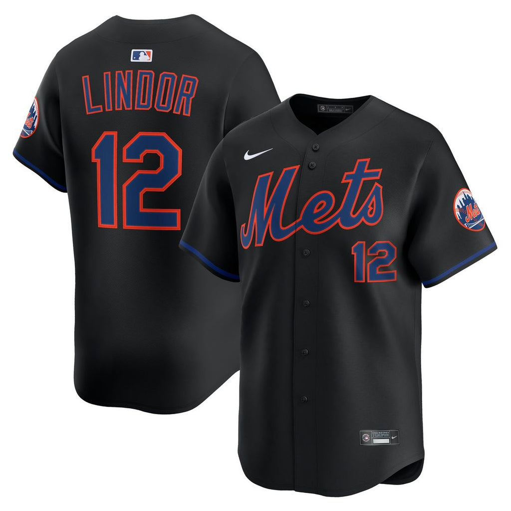 Francisco Lindor New York Mets Nike Road Limited Player Jersey - Gray