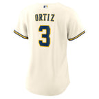 Joey Ortiz Milwaukee Brewers Nike Women's Home Replica Jersey - Cream