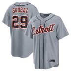 Tarik Skubal Detroit Tigers Nike Road Replica Jersey - Gray