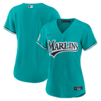 Miami Marlins Nike Women's Alternate Stadium Jersey - Teal