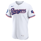 Corey Seager Texas Rangers Nike Home Authentic Sponsor Patch Jersey - White