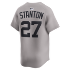 Giancarlo Stanton New York Yankees Nike Road Limited Jersey - Gray