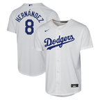 Enrique Hernández Los Angeles Dodgers Nike Youth Home Baseline Jersey - White