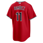 José Ramírez Cleveland Guardians Nike Alternate Replica Jersey - Red