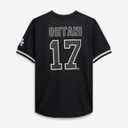 Shohei Ohtani Los Angeles Dodgers Fanatics Big & Tall Heavyweight Mesh Jersey - Black/White