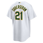 Tyler Soderstrom Athletics Nike Home Replica Jersey - White