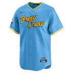 Milwaukee Brewers Nike City Connect Limited Jersey - Light Blue