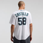 Luis Castillo Seattle Mariners Nike Home Replica Jersey - White