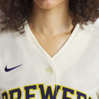 Christian Yelich Milwaukee Brewers Nike Women's Home Limited Player Jersey - Cream