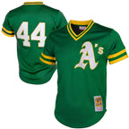 Reggie Jackson Athletics Mitchell & Ness Authentic Batting Practice Jersey - Green