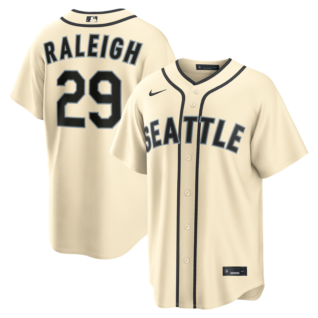 Cal Raleigh Seattle Mariners Nike Alternate Replica Jersey - Teal
