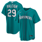 Cal Raleigh Seattle Mariners Nike Alternate Replica Jersey - Cream