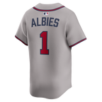 Ozzie Albies Atlanta Braves Nike Road Limited Player Jersey - Gray