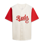 Cincinnati Reds Profile Big & Tall Two-Color Fashion Jersey - Cream/Red