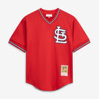 Ozzie Smith St. Louis Cardinals Mitchell & Ness Youth Cooperstown Collection Mesh Batting Practice Jersey - Navy