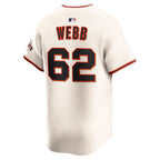 Logan Webb San Francisco Giants Nike Home Limited Player Jersey - Cream