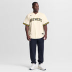 Christian Yelich Milwaukee Brewers Nike Home Replica Jersey - Cream