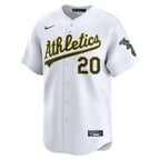 Zack Gelof Athletics Nike Home Limited Player Jersey - White