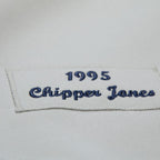 Chipper Jones Atlanta Braves Mitchell & Ness 1995 Throwback Authentic Jersey - Gray