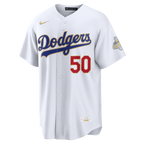 Mookie Betts Los Angeles Dodgers Nike 2026 Gold Collection Stadium Jersey - White