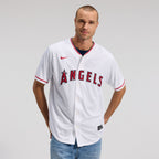 Los Angeles Angels Nike Home Replica Team Jersey - White