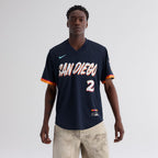 Xander Bogaerts San Diego Padres Nike 2026 City Connect Stadium Jersey - Obsidian