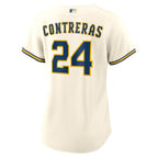 William Contreras Milwaukee Brewers Nike Women's Home Replica Jersey - Cream