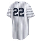 Ben Rice New York Yankees Nike Home Replica Jersey - White