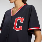 Cleveland Guardians Nike Women's Alternate Replica Jersey - Navy