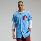 Philadelphia Phillies Nike Alternate Elite Jersey - Light Blue