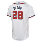 Matt Olson Atlanta Braves Nike Youth Home Game Player Jersey - White
