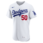 Mookie Betts Los Angeles Dodgers Nike Home Authentic Jersey - White