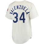 Fernando Valenzuela Los Angeles Dodgers Mitchell & Ness Road 1981 Cooperstown Collection Authentic Jersey - Gray